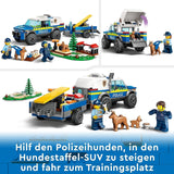 LEGO 60369 City Mobile Police Dog Training, leksakspolisbil med släp, hund- och valpfigurer, djurset för barn 5+ år Byggset Besuche den LEGO-Store