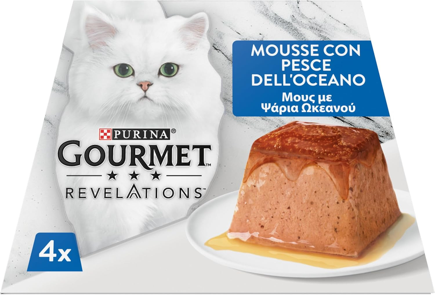 Revelations våt kattmat med havsfiskar, 24 x 57 g