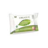 Organyc Moist Intimate Wipes, gjorda av 100 % certifierad ekologisk bomull - 4 förpackningar med 20 våtservetter (80 våtservetter totalt)