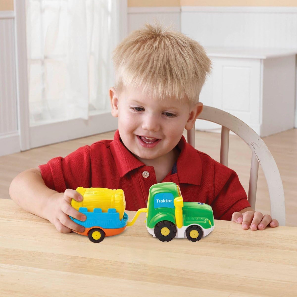 Vtech 80-152304 - TUT TUT Baby speedster, traktor och släp Bebe Toys Naty Shop