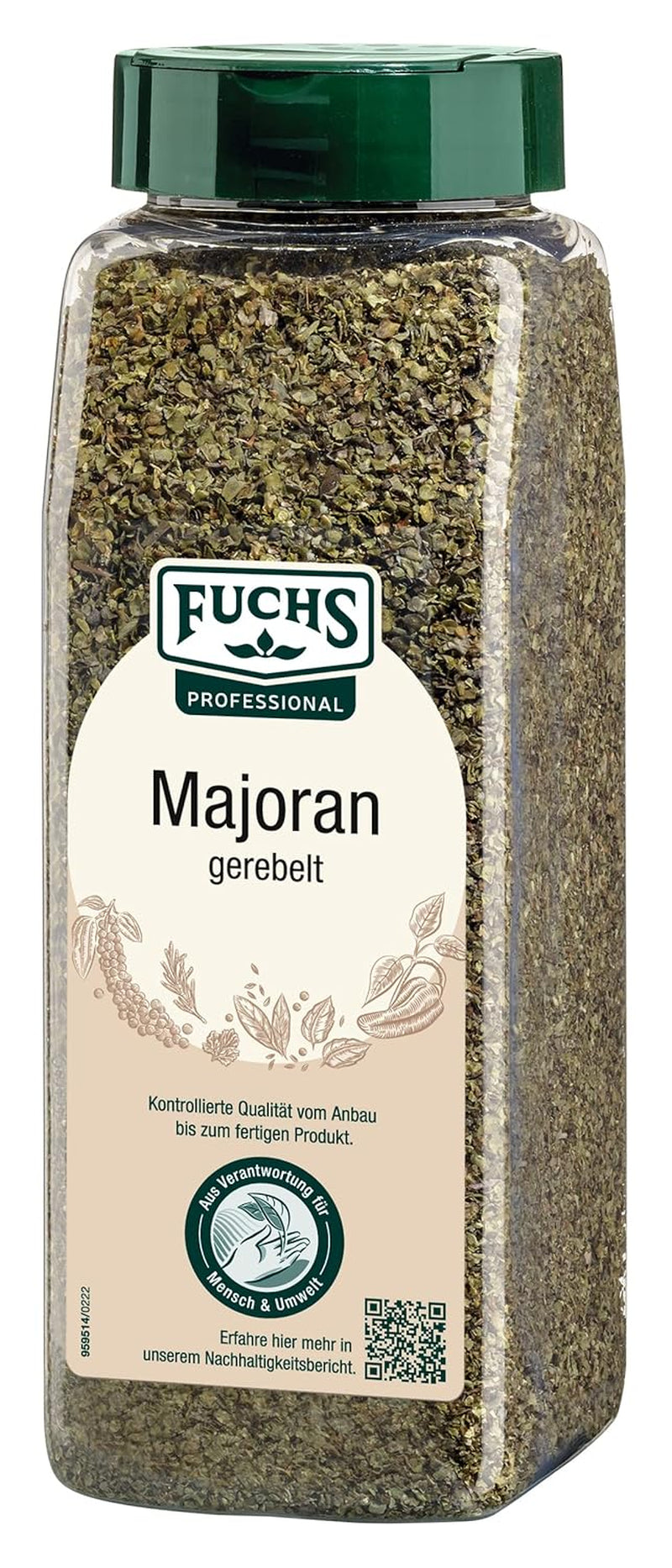 - Mejram gerebelt | Mit praktischem Streuaufsatz | Zum Verfeinern von Bohnen- und Linseneintöpfen | 80 g im großen Streuer