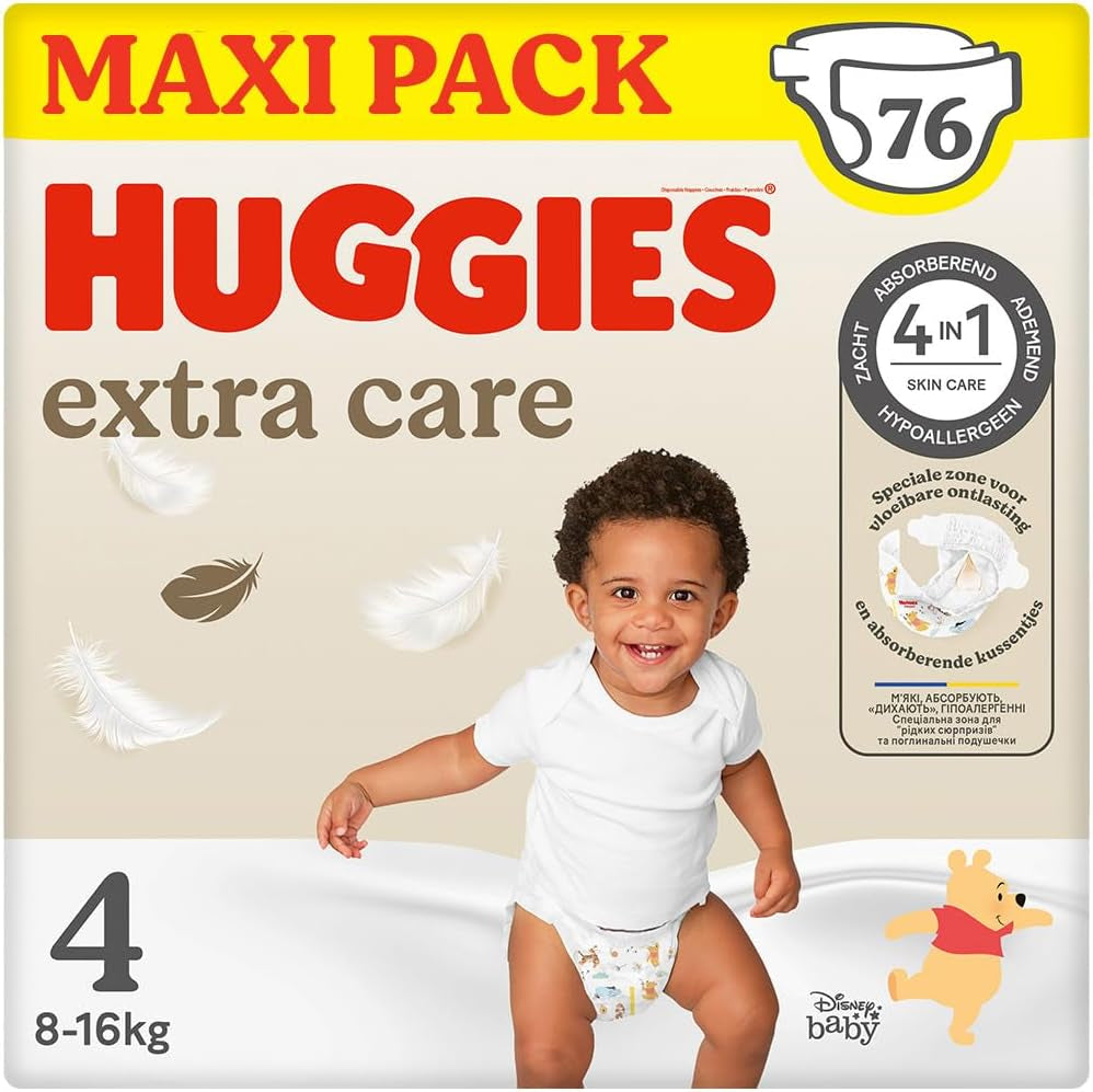 Huggies Extra Care blöjor, stl 6, 15-25 kg, 60 st