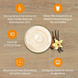 KRÜGER YOU Chai Latte Vaniljkanel, omedelbar förberedelse för mjölkdrycker, smaksatt med vanilj och kanel, 250 g (10 påsar à 25 g)