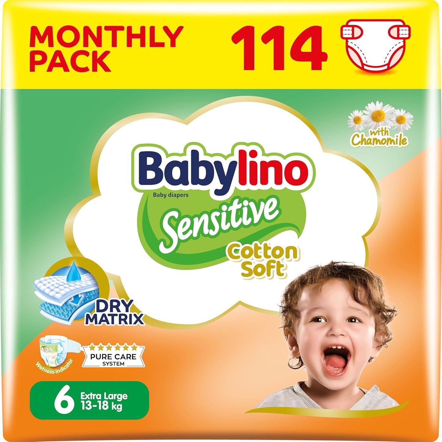 Känsliga barnblöjor, storlek 1, nyfödd (2-5 kg), 26 st