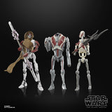 Star Wars Black Series Magna Raider, Super Battle Droid, Jedi Battle Droid: Survivor Action Figurer 3-pack, Skala 15 cm Actionfigurer Naty Shop