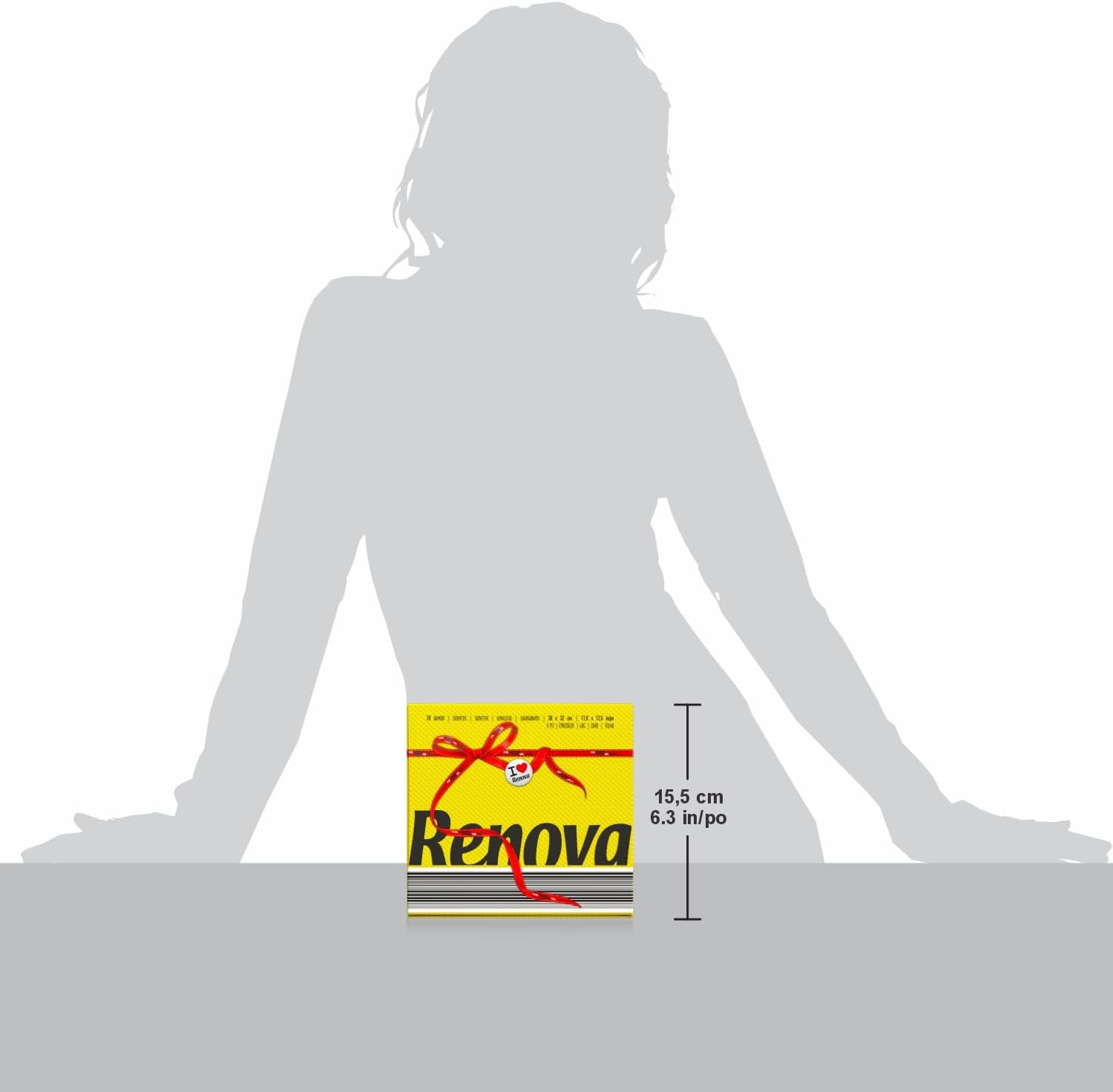 Renova pappersservetter, 70 st, 128GB