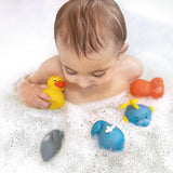 Battat 12-delad badleksak Babybadleksak Vattendjur - Badkompisar för bebisar 10 månader - Badleksak Anka och mer Bebe Toys Naty Shop