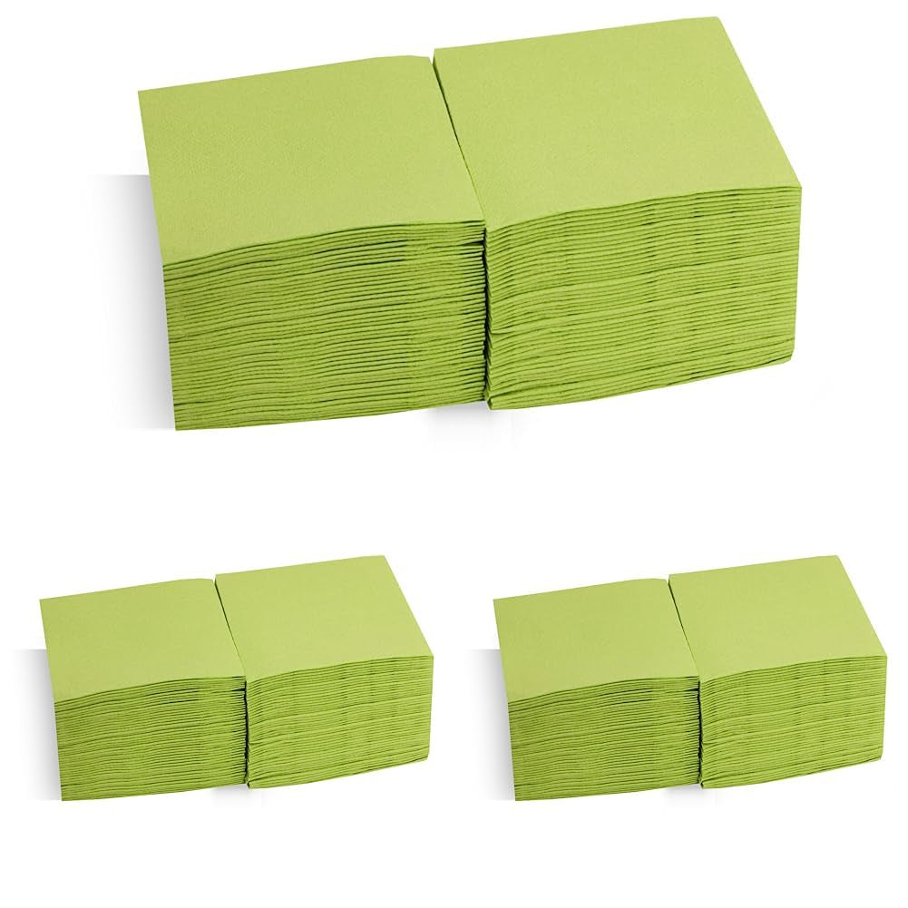 Saten Ser22104961 Cocktail, servetter 20 X 20, 2 lager, 1/4-faldig, 100 servetter, Punta-Punta, svart