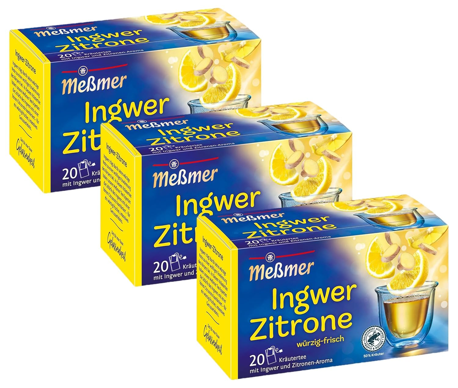 Meßmer bär | 20 tepåsar | Vegan | Glutenfri | Laktosfri (paket med 4)