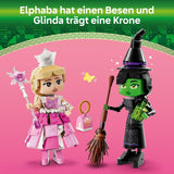 LEGO Wicked Elphaba och Glinda dockor - häxor från Oz samlarfigur leksak - kreativ present till flickor över 10 och fans av filmen - 75682 Byggset Besuche den LEGO-Store
