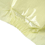 CutiePlusU vuxenblöjor, 10-pack inkontinenstrosor för engångsbruk med öglor för kvinnor och män, maximal absorptionsförmåga över natten - gul (medelstorlek 71-96 cm)