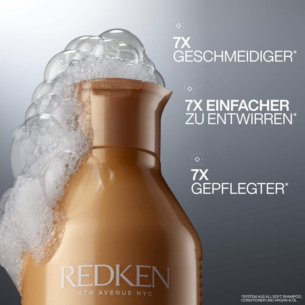 Redken, schampo för torrt och sprött hår, vitaliserar och återfuktar Redken Dusch och bad
