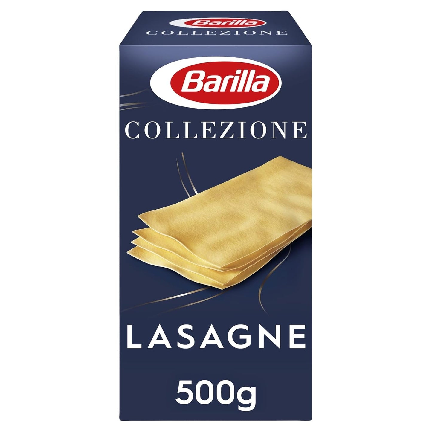 Barilla Collezione Lasagne Pasta från durumvete, alltid al dente, 500g