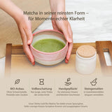 Shinto - "Guld" ekologiskt matcha-te - grönt tepulver av ceremoniell kvalitet - JAS & EU BIO-certifierat - Skuggat & handplockat - Direktimport från Uji, Japan - 30 g