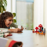LEGO Minecraft Ambush at the Nether Portal Nether-leksak för barn med stridsscener och legendariska figurer inklusive spökpresent för spelare pojkar och flickor 8 år gamla 21255 Byggset Besuche den LEGO-Store