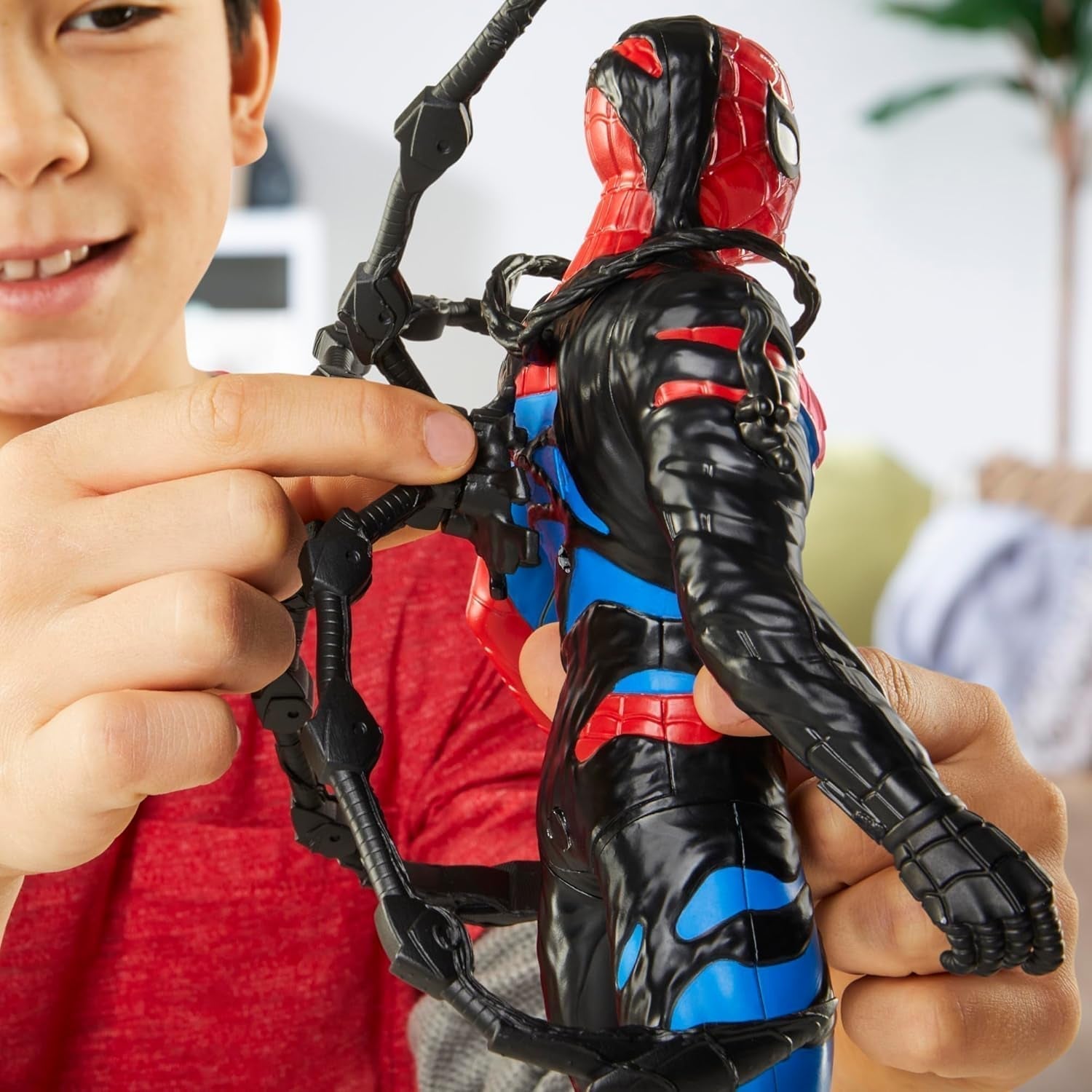 Marvel Spider-Man Venomversus Spider-Man Color Changer Actionfigur med tillbehör Actionfigurer Naty Shop