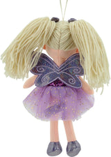 11766 Tygdocka Fairy Plyschleksak Princess 30cm Lila