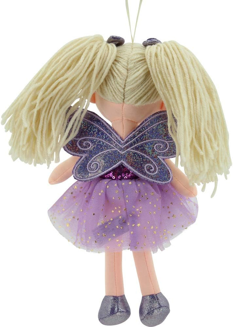 11766 Tygdocka Fairy Plyschleksak Princess 30cm Lila