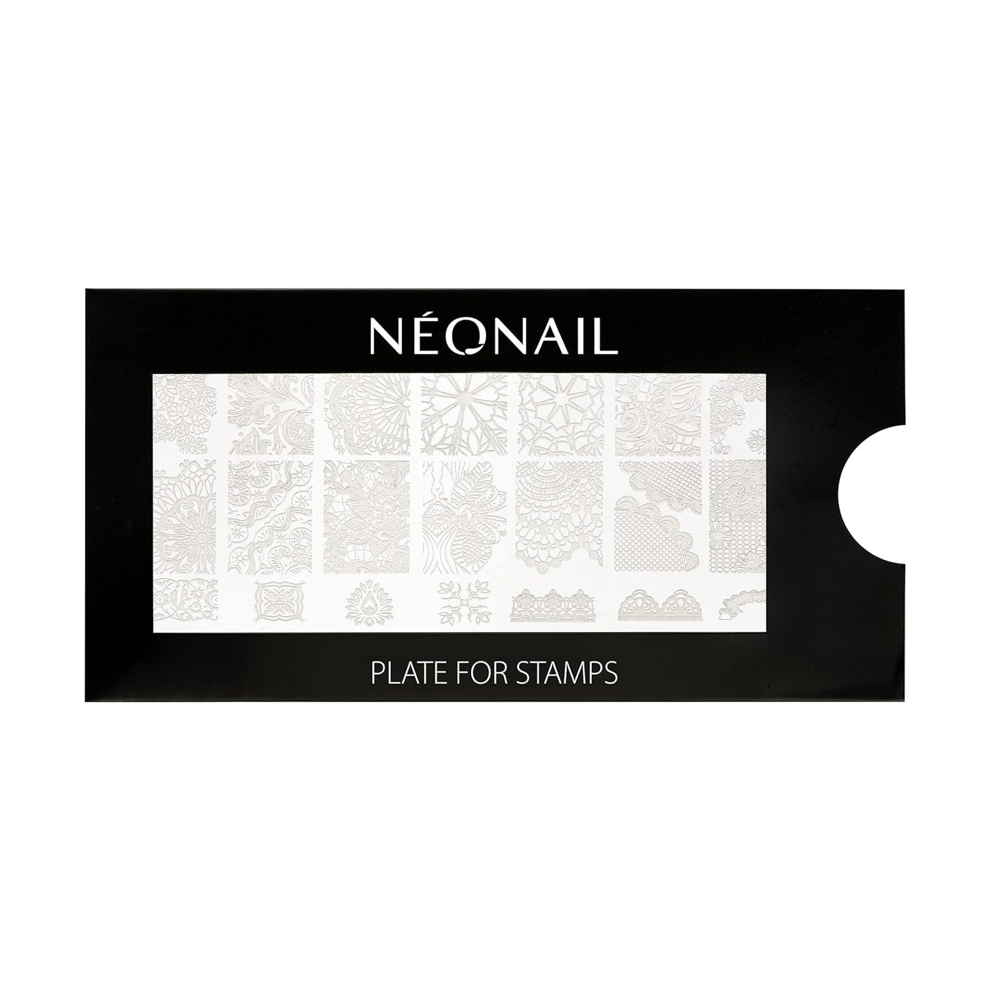 NÉONAIL Nagel Stempel Mit Schaber - Nägel Selber Machen - Nail Art Stämpel - Nageldesign Für Nagel Schablone - French Nails Stempel - Silikon Nagelstempel