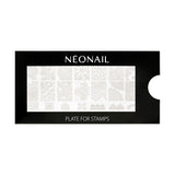 NÉONAIL Nagel Stempel Mit Schaber - Nägel Selber Machen - Nail Art Stämpel - Nageldesign Für Nagel Schablone - French Nails Stempel - Silikon Nagelstempel
