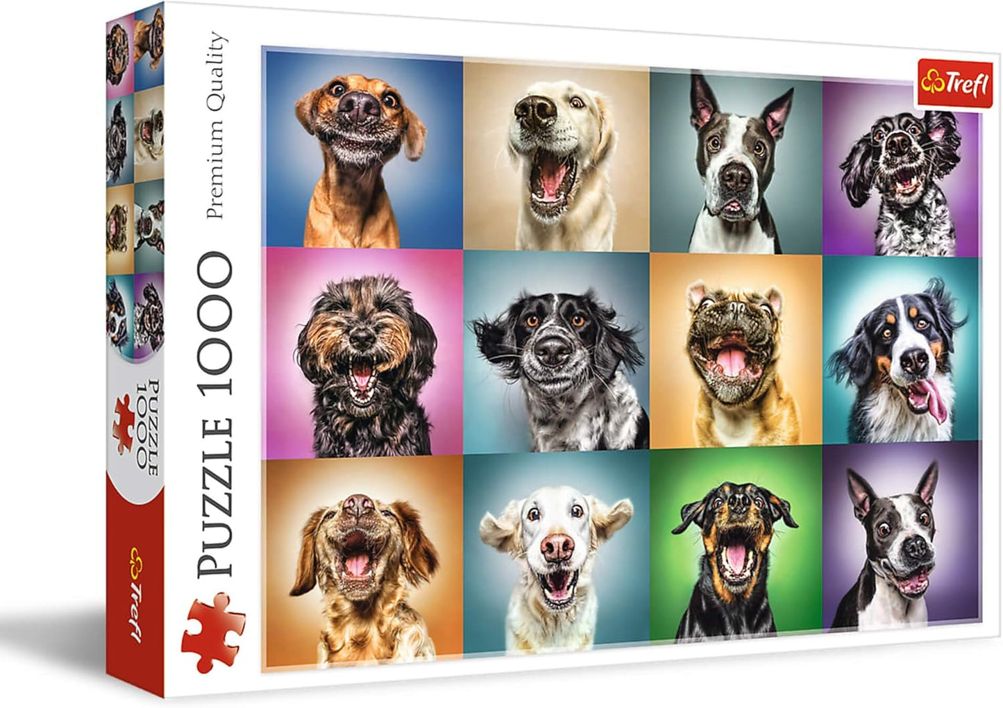 Pussel - "1000" - Roliga hundporträtt Pussel Naty Shop Roliga hundporträtt