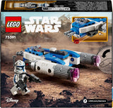 LEGO Star Wars Kapten Rex Y-Wing Microfighter Byggstenar Samlarobjekt Rymdskepp Presentidé för pojkar och flickor i åldern 6+ 75391 Byggset Besuche den LEGO-Store