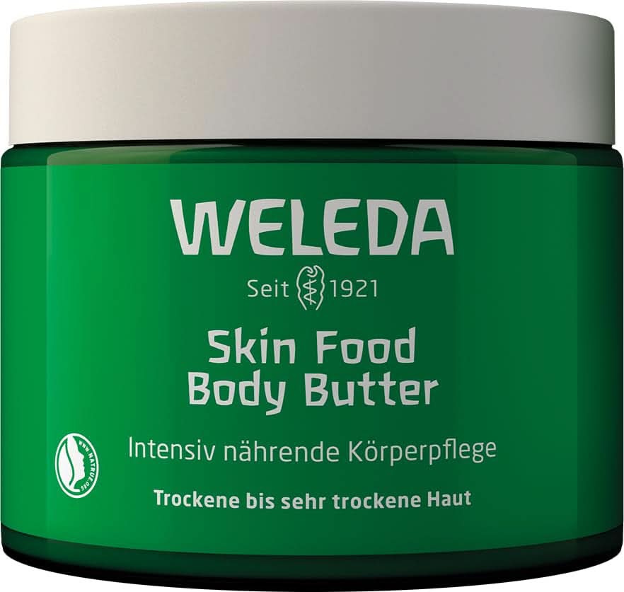 WELEDA Organic Skin Food Body Butter, Unisex kroppsvårdskräm för vård av torr och grov hud, 150 ml dusch och bad Naty Shop