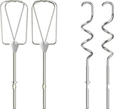 Krups GN4001 3 Mix 4000 Handmixer | 450 watt | Robust design | Variabel hastighetsregulator | Turbo-Und Auswurf-Funktion | Inkl. 2 Rührbesen Und 2 Knethaken | Weiß/Grau Kitchen Naty Shop