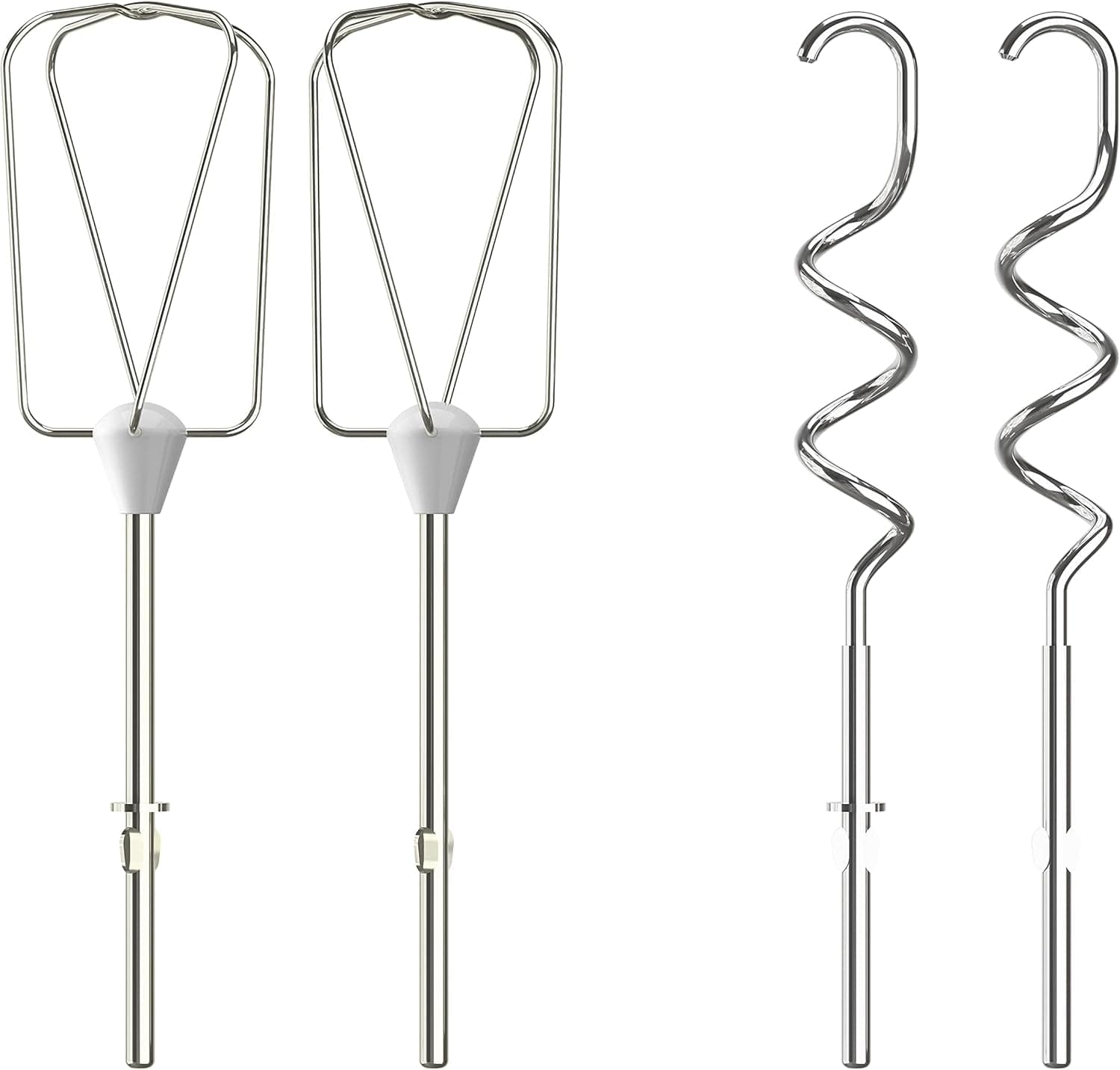 Krups GN4001 3 Mix 4000 Handmixer | 450 watt | Robust design | Variabel hastighetsregulator | Turbo-Und Auswurf-Funktion | Inkl. 2 Rührbesen Und 2 Knethaken | Weiß/Grau Kitchen Naty Shop