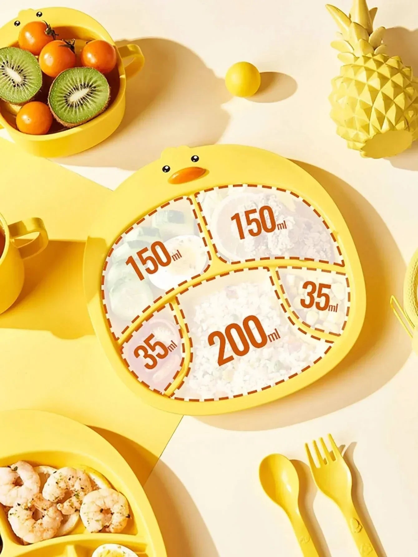 Plasttallrik för barn Nati Shop