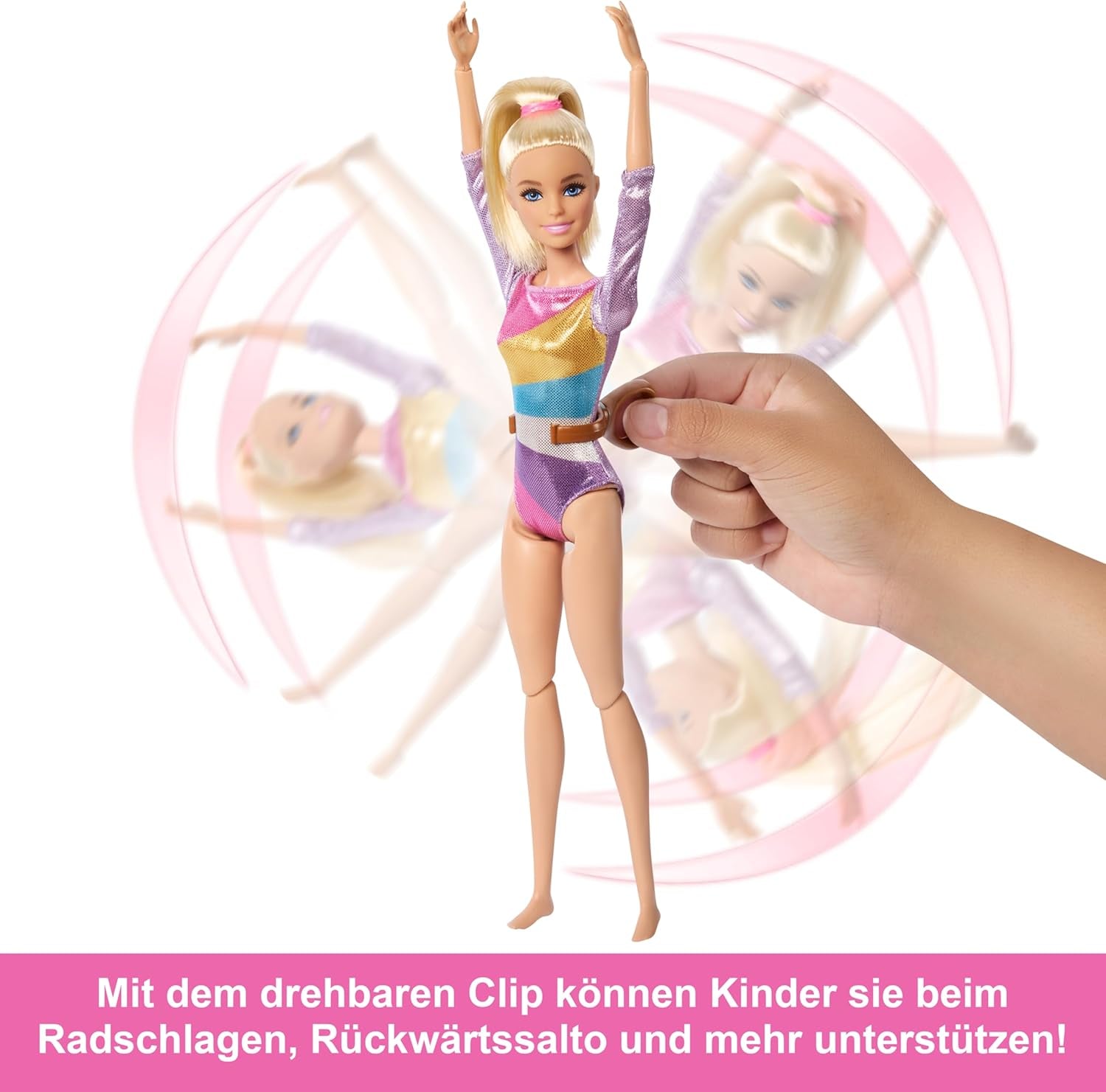 Barbie Gymnastik Roligt lekset med balansstråle och 10+ temastycken för vinnande berättelser, HRG52