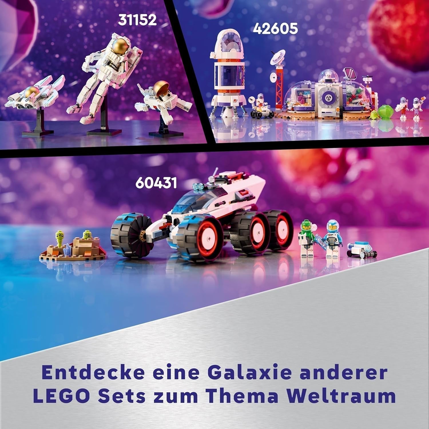LEGO Technic Vtol Space Transporter LT81, rymdbyggsats, rymdleksak, rymdskepp, miniroverlekset, present till pojkar och flickor över 10 år 42181 Byggset Besuche den LEGO-Store