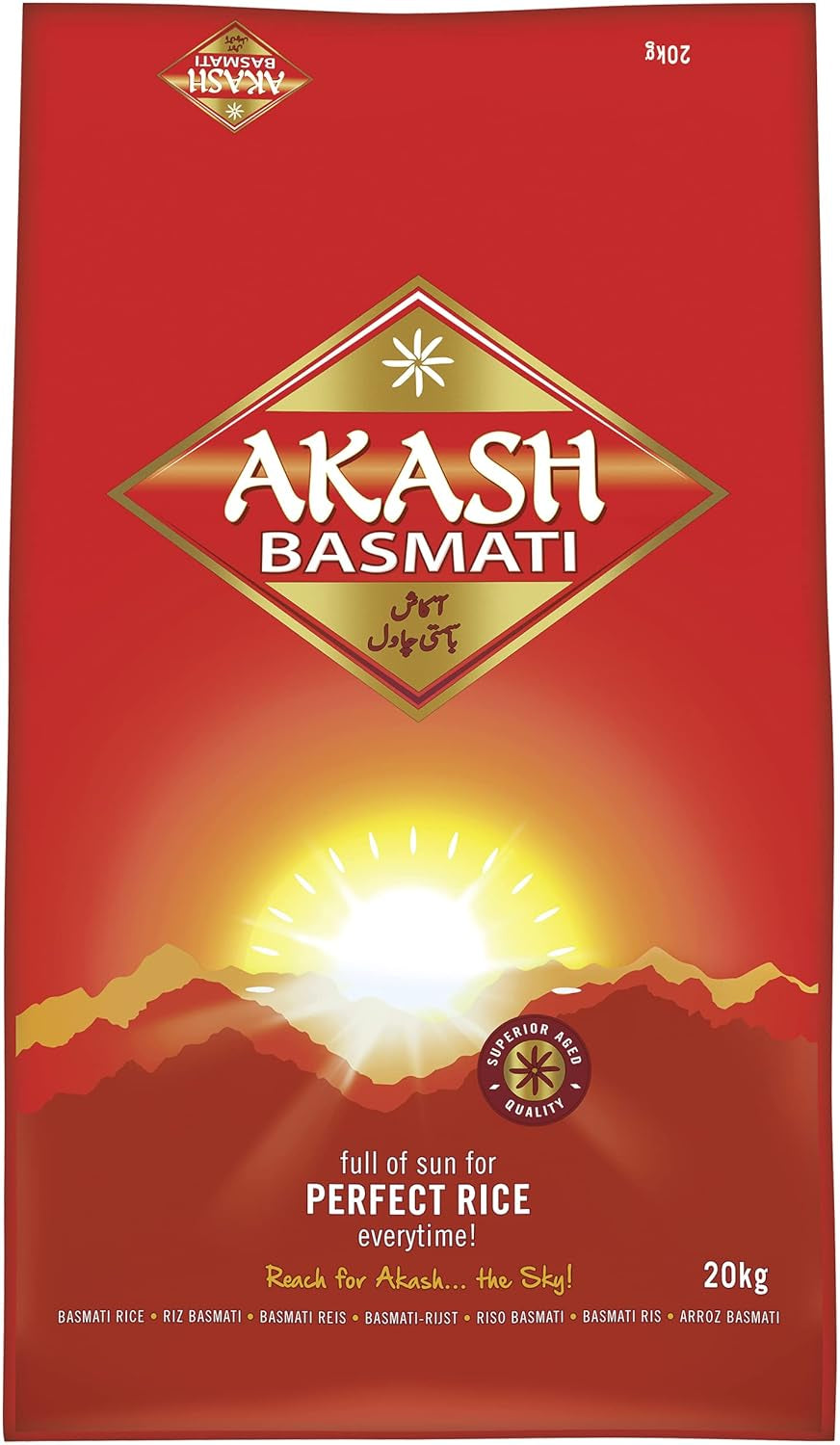 Akash Basmatiris, 1 paket (1 x 20 kg)