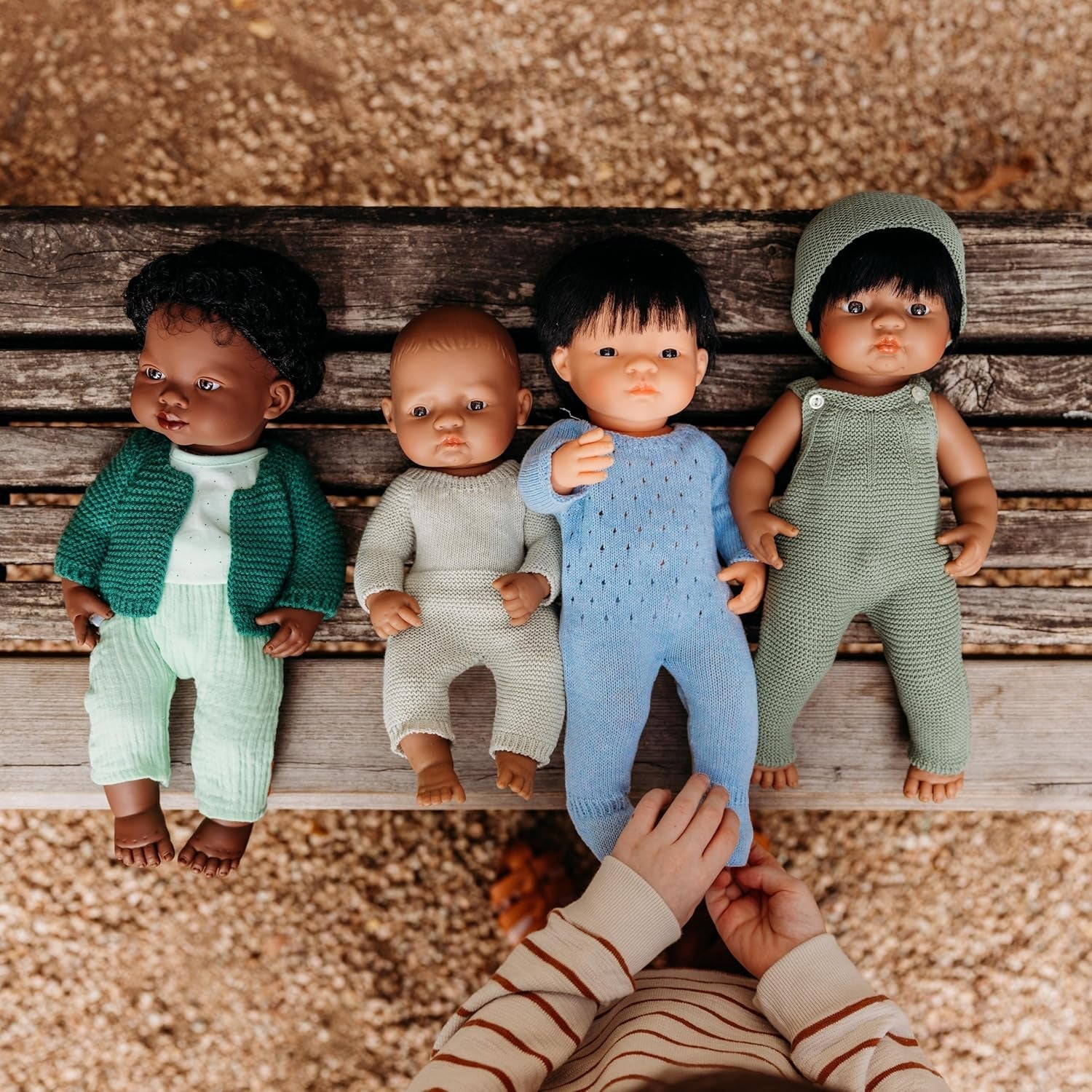 Miniland Baby Doll Asian Boy 38cm-31055