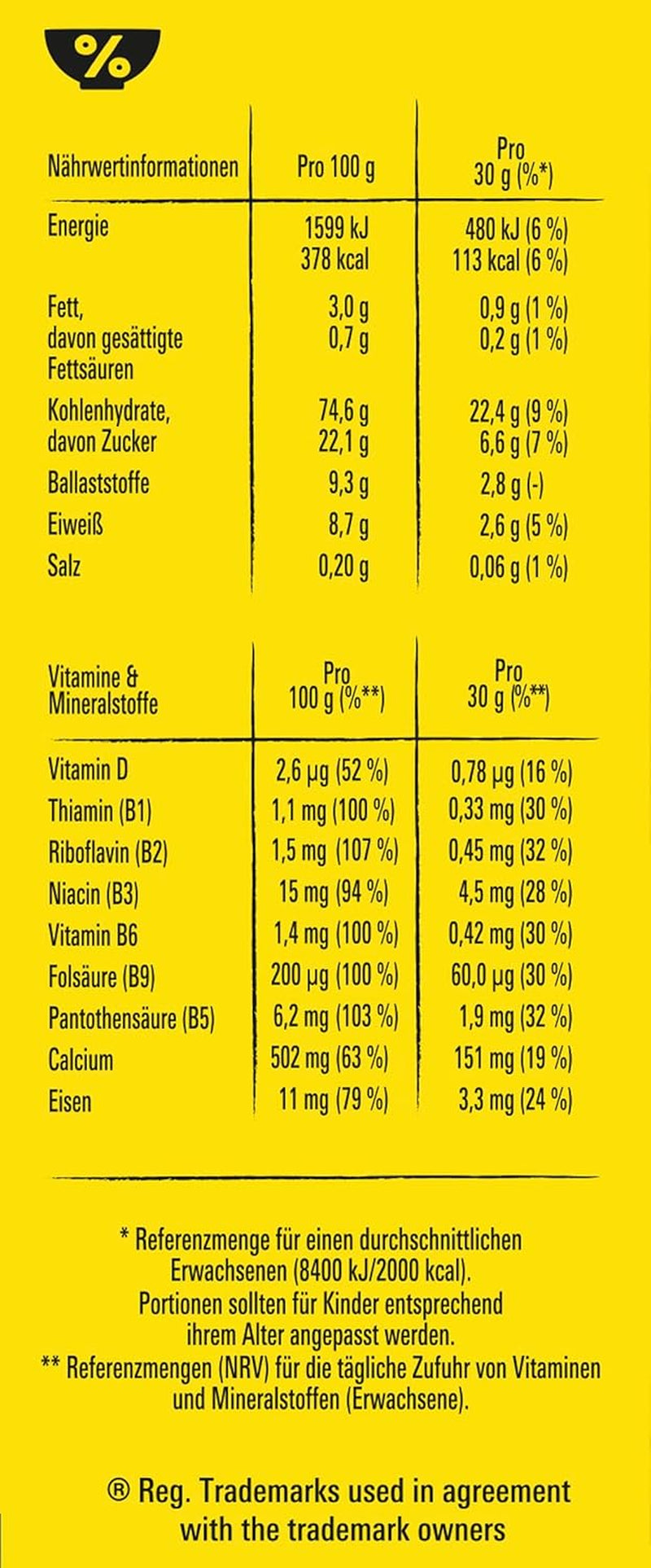 Nesquik Nestlé Nesquik Crunchy Breakfast, flingor med choklad och fullkorn, 1 förpackning (1 x 330g)