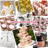 Ätbart flytande glitter - 6 färger metalliskt glitter matfärg för tårtdekorering, bakning, muffins - ätbart flytande glitter metalliskt pulver för gör-det-själv-kex, fondant, kakor
