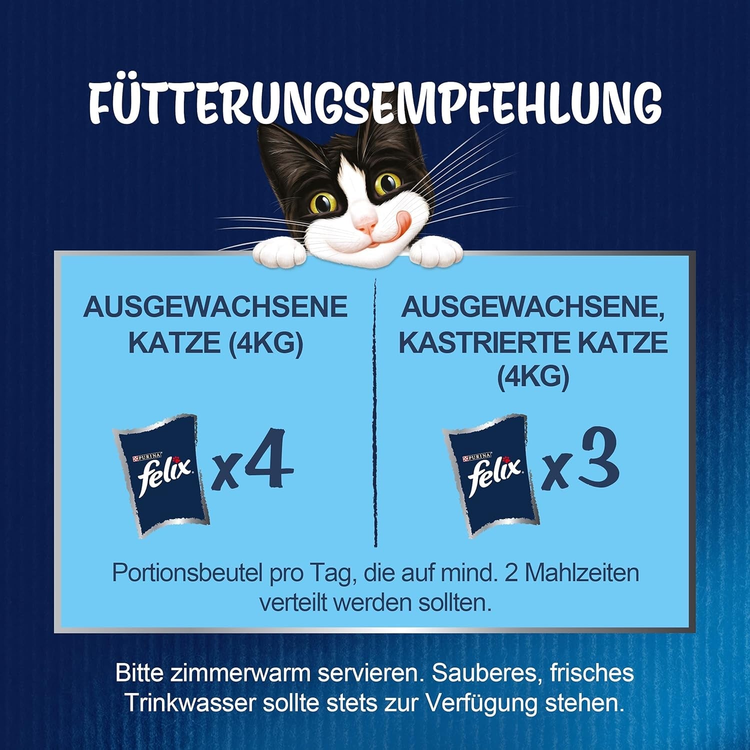 Felix Sensations Våt kattmat i gelé, blandad fiskblandning, 6 st (6 x 12 påsar à 85g vardera)