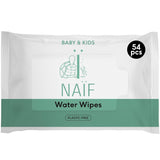 Naïf plastfria babyservetter 54 stycken (1 förpackning x 54 stycken) - för barnets botten, kropp och ansikte - naturliga ingredienser