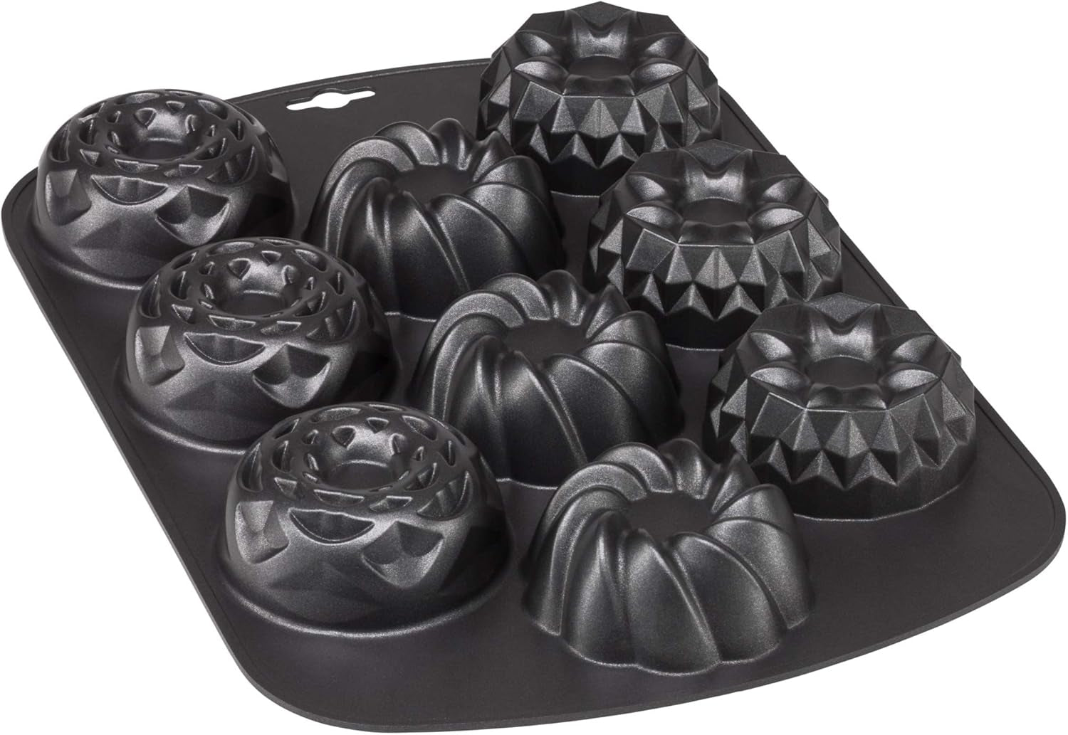 Pan för 9 muffins Gugelhupf Original Kaiser Inspiration, 38 X 27 cm, non-stick belagd Naty Shop