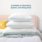 Linenspa White Standard Gel Memory Foam Kudde Naty Shop Standard Kuddar