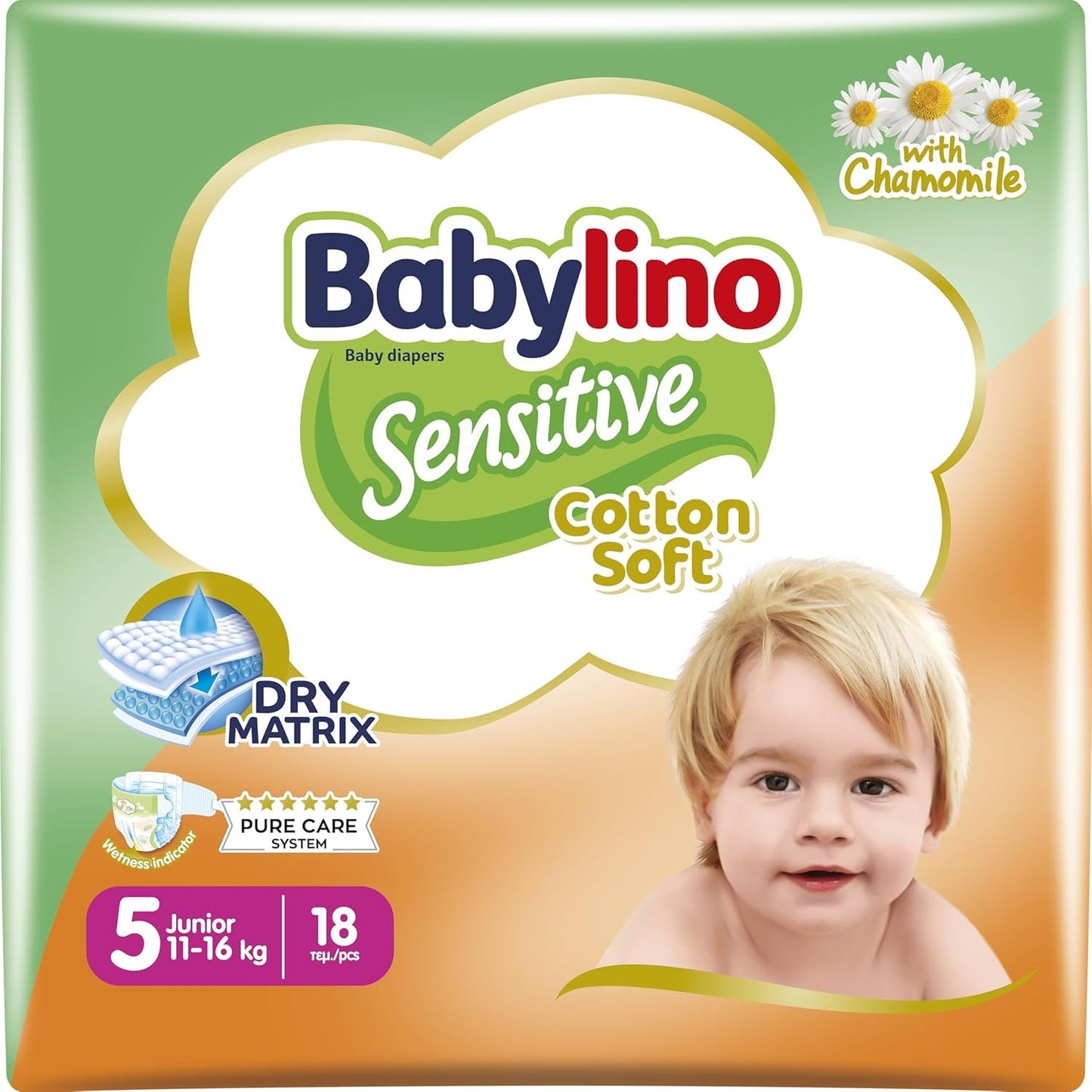 Babyblöjor Sensitive storlek 4, Maxi (8-13 kg), 20 st
