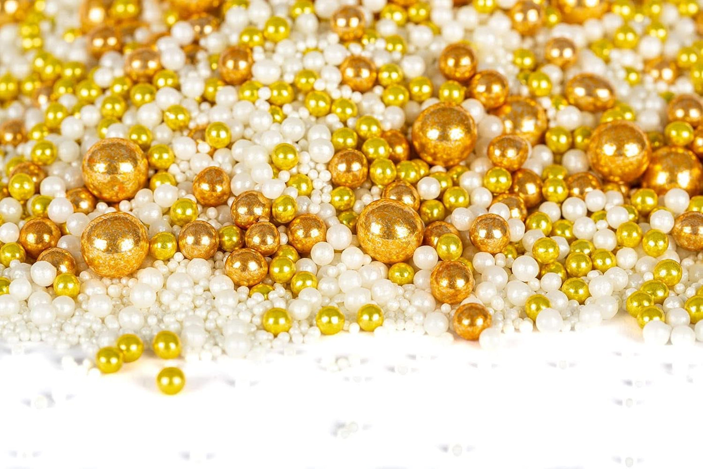 Super Streusel guldglimmer, strössel med jultema, 180 gram strössel Naty Shop