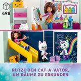Lego 10788 Gabbys dockhusleksaksset, 8 rum och 4 våningar Gabbys dockhusleksak med Pandi, Meerkat, Kuchifigurer och tillbehör, present till 4-åriga flickor, pojkar och barn Byggset Besuche den LEGO-Store