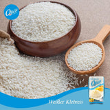 Q RICE | Weißer Klebreis Langkorn aus Thailand | Aromatisch mit klebriger Textur | Idealisk för curry, sushi, mochi eller rispudding 1 x 1 kg