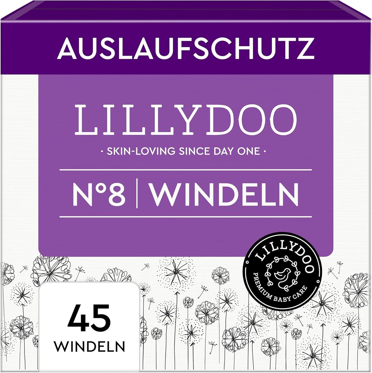 LILLYDOO Babyblöjor Hudvänliga - Storlek 3 (6-10 kg), 29 delar, tillförlitligt läckskydd, mjuk, parfymfri och lotionfri för känslig hud, dermatologiskt testad