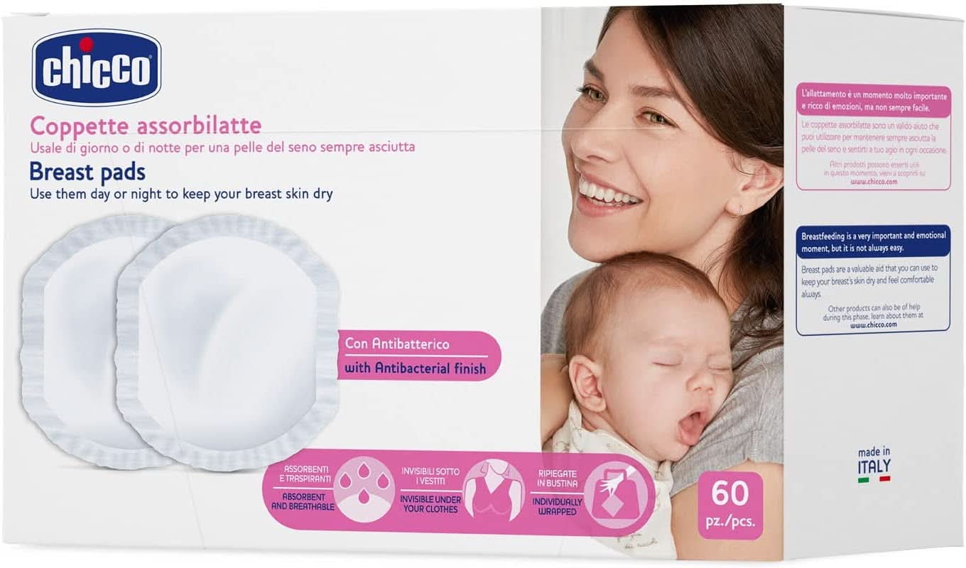 Chicco Naturalfeeling Antibakteriella tamponger, 60 st Mat och amningstillbehör Bebe Naty Shop