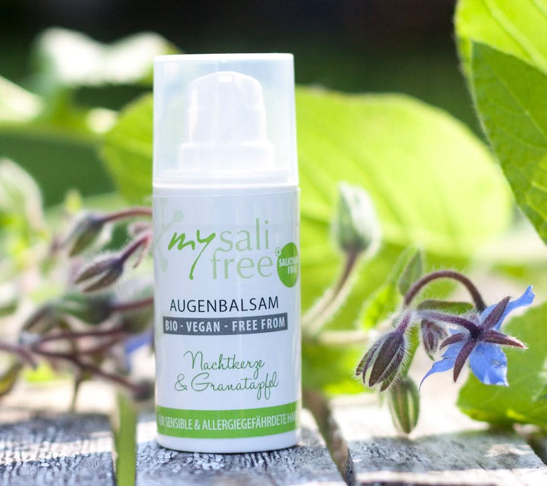 Mysalifree BIO EYE BALM, intensiv ögonkräm mot rynkor för känslig hud, med granatäpple och ockra, 15 ml Cosmetics and Beauty Naty Shop