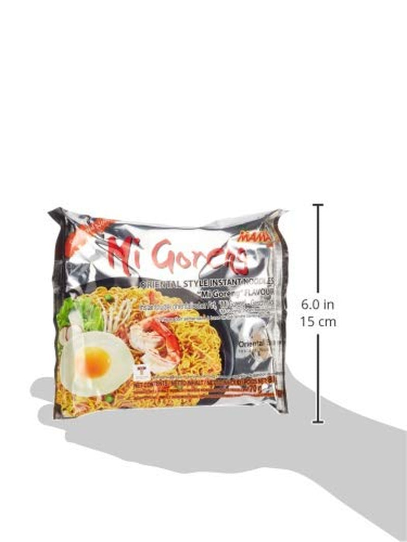 Mama Mi Goreng Instant Nudlar 80 g Förpackning med 20 (20 x 80 g)