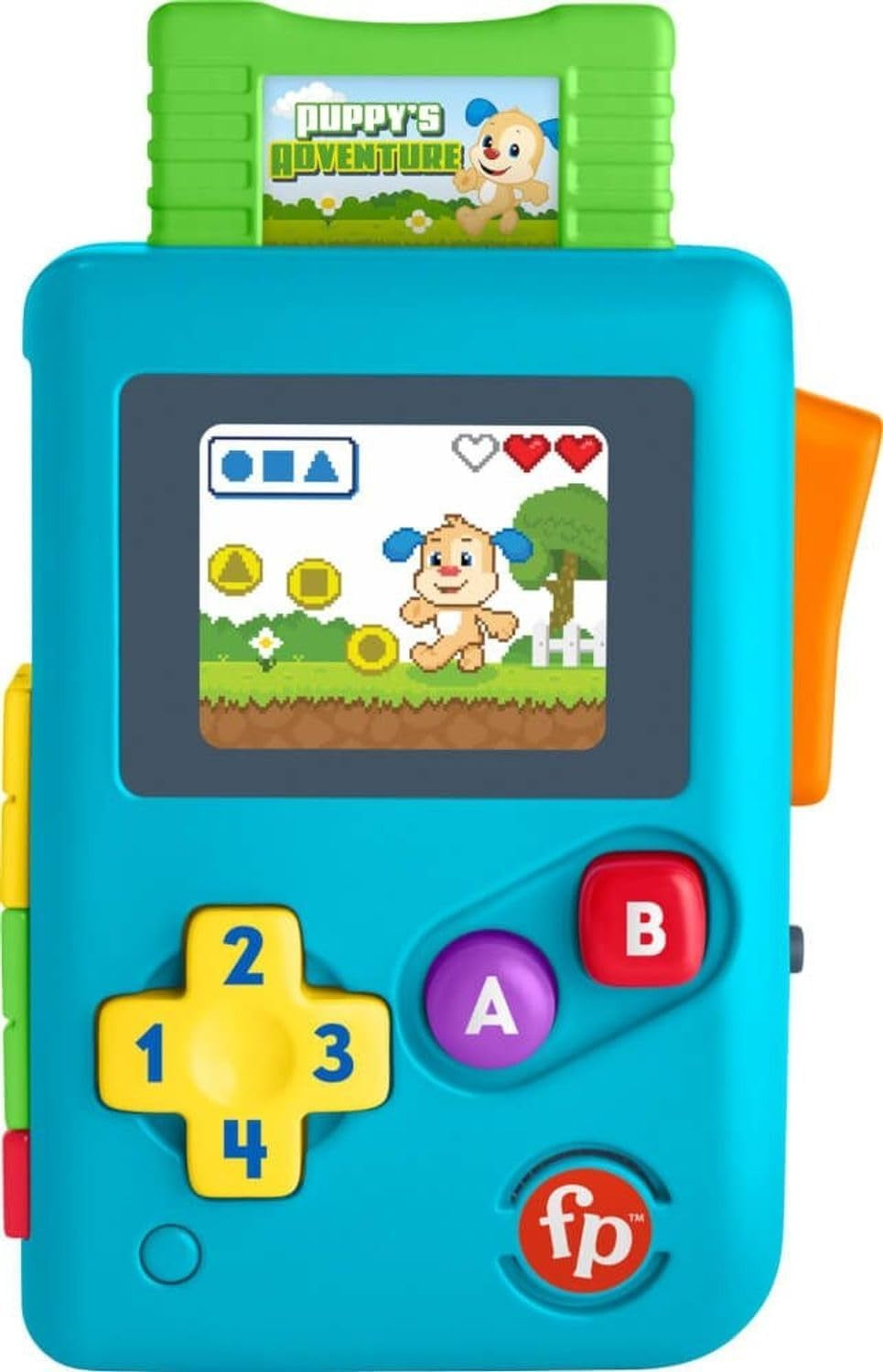 Fisher-Price HBC86 - Inlärningskul Lil' Gamer, musikalisk inlärnings- och aktivitetsleksak, tysk version, för spädbarn och småbarn från 6 till 36 månader Babyleksaker Naty Shop Tyskland Flerfärgad