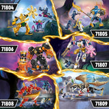 LEGO NINJAGO Arins Battle Mech, Ninja leksak för barn från 4+ Med figurer Inkl. Arin med mini katana, actionfigurer och mekaniker, liten present till pojkar och flickor 71804 Byggset Besuche den LEGO-Store